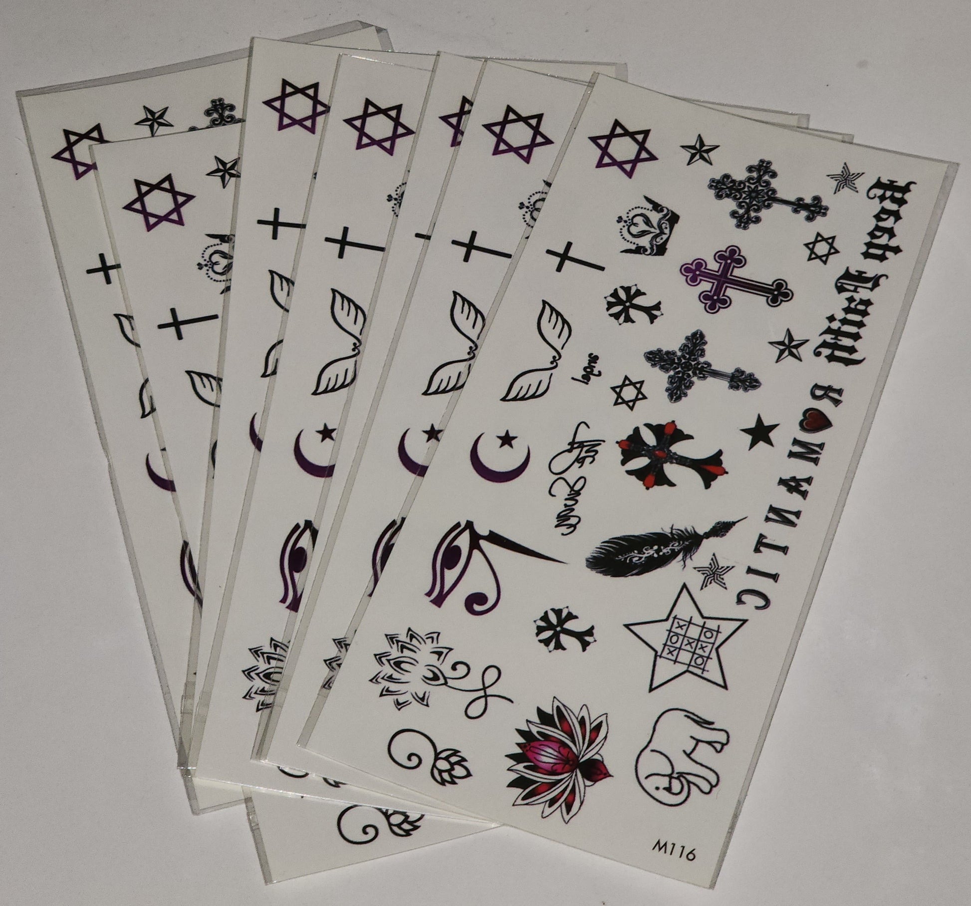 Hand-drawn Temporary Tattoos