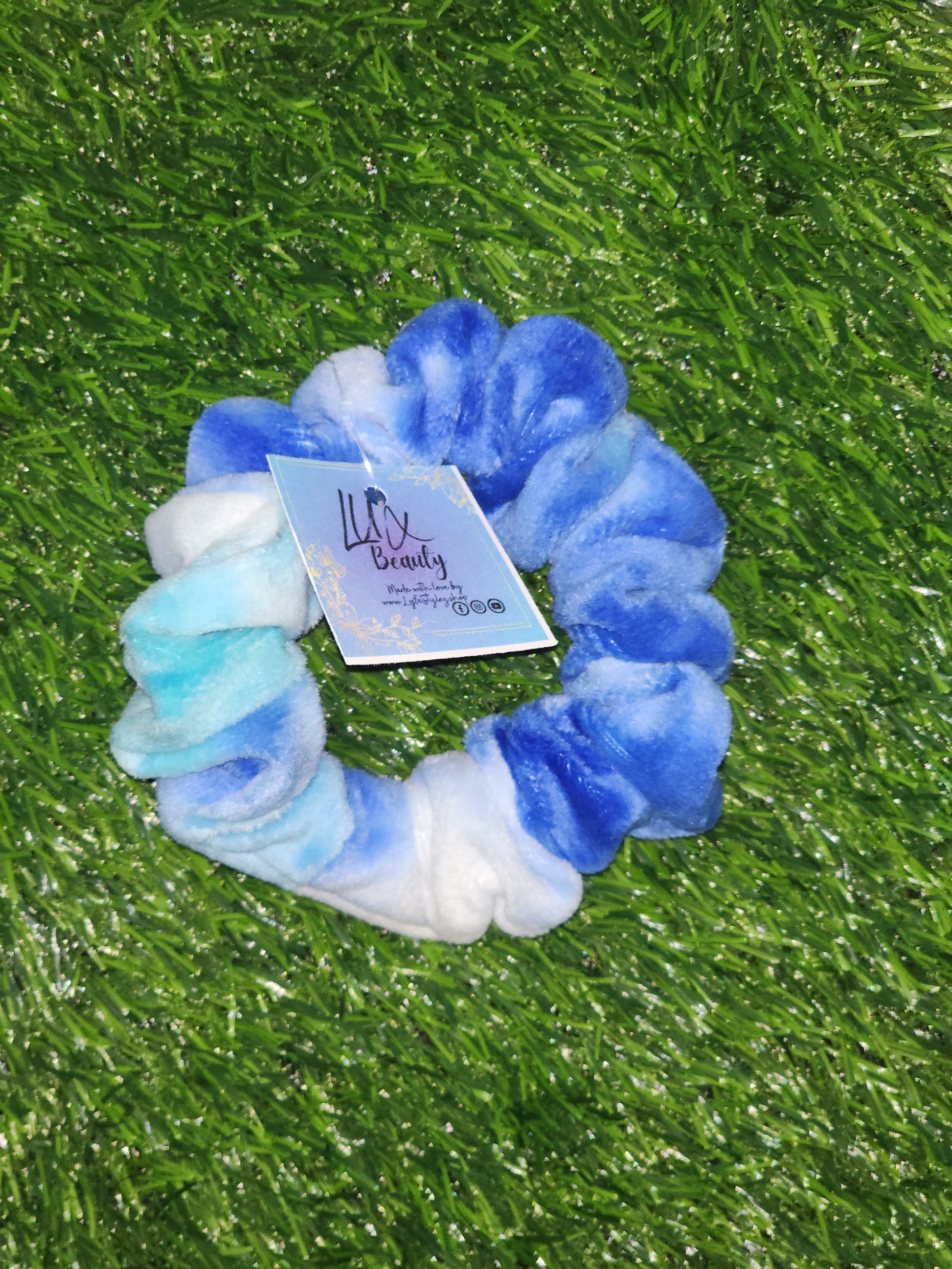 Velvet Tie-Dye Scrunchies